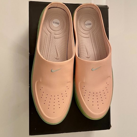 Nike Air Force 1 Lover XX Coral Teal Slip-on Mules - Picture 3 of 6